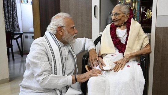 PM Modi’s mother Heeraben’s condition is stable, said Ahmedabad’s UN Mehta Institute of Cardiology and Research Centre (Twitter/KanchanGupta)
