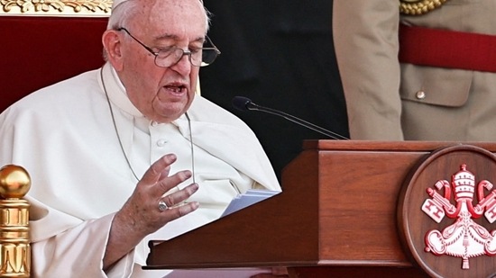 Pope Francis: Pope Francis is seen.(Reuters)