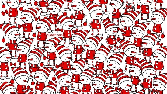 Brain Teaser: Can you spot three candy canes and a bird in this Christmas-themed image?(Facebook/Gergely Dudás - Dudolf)