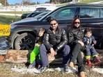 Kareena Kapoor is on a vacation with husband Saif Ali Khan and kids Taimur Ali Khan and Jehangir Ali Khan. Kareena Kapoor is on a vacation with husband Saif Ali Khan and kids Taimur Ali Khan and Jehangir Ali Khan.