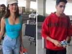 Kiara Advani and Sidharth Malhotra at airport. 