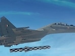 The BrahMos missile achieved the desired mission objectives against a Ship target from a Su-30 MKI aircraft in the Bay of Bengal region The BrahMos missile achieved the desired mission objectives against a Ship target from a Su-30 MKI aircraft in the Bay of Bengal region