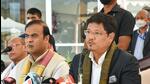 Assam chief minister Himanta Biswa Sarma and his Meghalaya counterpart, Conrad Sangma, signed an agreement in New Delhi for resolving their border dispute. (PTI) Assam chief minister Himanta Biswa Sarma and his Meghalaya counterpart, Conrad Sangma, signed an agreement in New Delhi for resolving their border dispute. (PTI)