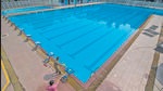 Mumbai, India - November 05, 2020: Workers are seen cleaning up the swimming pool to make it ready to reopen after government has given permission to reopen the swimming pool after being shut for nearly 6-7 months due to Covid-19 pandemic at A.K. Vaidya Swimming Pool, Chembur in Mumbai, India, on Thursday, November 5, 2020. (Photo by Pratik Chorge/Hindustan Times) (Pratik Chorge/HT PHOTO) Mumbai, India - November 05, 2020: Workers are seen cleaning up the swimming pool to make it ready to reopen after government has given permission to reopen the swimming pool after being shut for nearly 6-7 months due to Covid-19 pandemic at A.K. Vaidya Swimming Pool, Chembur in Mumbai, India, on Thursday, November 5, 2020. (Photo by Pratik Chorge/Hindustan Times) (Pratik Chorge/HT PHOTO)