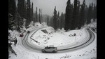 Vehicles ply on the Gulmarg road after a fresh spell of snow on Thursday. Fresh snowfall started in the upper reaches of Kashmir valley on Thursday. Srinagar city received the season’s first snowfall. (Waseem Andrabi /HTPhoto) Vehicles ply on the Gulmarg road after a fresh spell of snow on Thursday. Fresh snowfall started in the upper reaches of Kashmir valley on Thursday. Srinagar city received the season’s first snowfall. (Waseem Andrabi /HTPhoto)