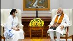 West Bengal chief minister Mamata Banerjee met Prime Minister Narendra Modi at his office in New Delhi in August this year (PMO Twitter) West Bengal chief minister Mamata Banerjee met Prime Minister Narendra Modi at his office in New Delhi in August this year (PMO Twitter)