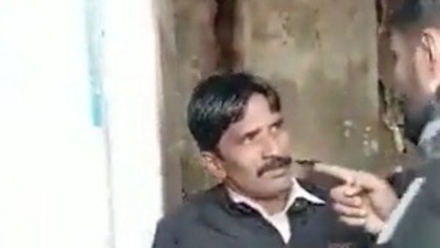 AAP MLA Kuldeep Kumar alleged a sanitation worker was slapped by BJP legislator Abhay Verma. (Twitter/KuldeepKumarAAP) AAP MLA Kuldeep Kumar alleged a sanitation worker was slapped by BJP legislator Abhay Verma. (Twitter/KuldeepKumarAAP)
