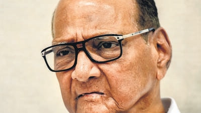 Mumbai, India - June 4, 2018: Nationalist Congress Party (NCP) Sharad Pawar at his resident in Mumbai, India, on Monday, June 4, 2018. (Photo by Kunal Patil/Hindustan Times) (Kunal Patil/HT Photo) Mumbai, India - June 4, 2018: Nationalist Congress Party (NCP) Sharad Pawar at his resident in Mumbai, India, on Monday, June 4, 2018. (Photo by Kunal Patil/Hindustan Times) (Kunal Patil/HT Photo)