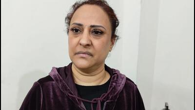 Purported CCTV footage of Shefali Koul, who is an advocate, assaulting Anita in an elevator a fortnight ago, has surfaced on social media websites. HT has not independently verified the authenticity of the footage. Purported CCTV footage of Shefali Koul, who is an advocate, assaulting Anita in an elevator a fortnight ago, has surfaced on social media websites. HT has not independently verified the authenticity of the footage.