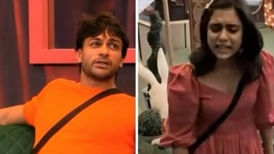 A still from the promo of Bigg Boss 16 featuring Shalin Bhanot and Sumbul Touqeer. A still from the promo of Bigg Boss 16 featuring Shalin Bhanot and Sumbul Touqeer.