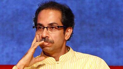 Shiv Sena chief Uddhav Thackeray interacts with media in Mumbai. (Satish Bate/HT photo) Shiv Sena chief Uddhav Thackeray interacts with media in Mumbai. (Satish Bate/HT photo)