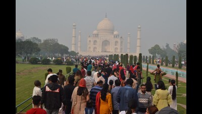The ASI has been asked to get a form filled by foreign tourists purchasing tickets from the window at eastern and western gates of Taj. Similar forms have to be filled by foreigners coming for verification of online tickets at Taj. (Pic for representation)