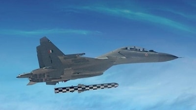 The BrahMos missile achieved the desired mission objectives against a Ship target from a Su-30 MKI aircraft in the Bay of Bengal region The BrahMos missile achieved the desired mission objectives against a Ship target from a Su-30 MKI aircraft in the Bay of Bengal region