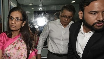 Former ICICI Bank CEO Chanda Kochhar and her husband Deepak Kochhar. (Biplov Bhuyan/HT PHOTO)
