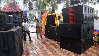 Bengaluru police sets sound limits for New Year celebrations (HT FILE PHOTO) Bengaluru police sets sound limits for New Year celebrations (HT FILE PHOTO)