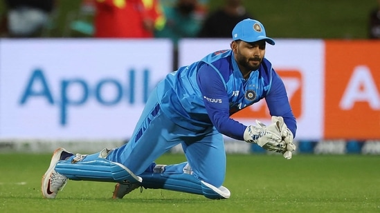 Rishabh Pant in action for Team India.(AFP)