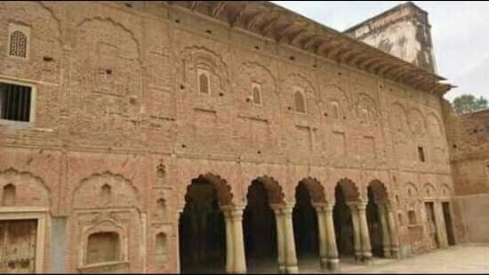 Sarv Khap Chaupal building in Soram village of Muzaffarnagar . (HT photo)