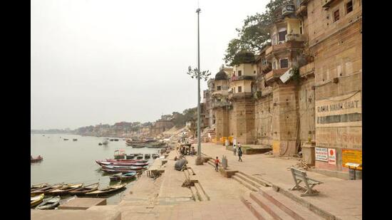 A view of the ghats of Varanasi. (Rajesh Kumar / Hindustan Times)