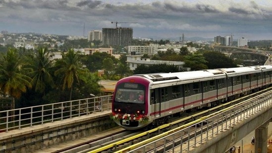Bengaluru airport's metro line will be opened by the end of 2023: CM Bommai (Ajay Aggarwal/HT Photo)