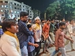 Gopal Italia shared pictures on Twitter after alleging an attack by the BJP. Gopal Italia shared pictures on Twitter after alleging an attack by the BJP.