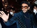 Janhvi Kapoor, Ranveer Singh, Salman Khan at Anant Ambani's engagement bash. (Varinder Chawla) Janhvi Kapoor, Ranveer Singh, Salman Khan at Anant Ambani's engagement bash. (Varinder Chawla)