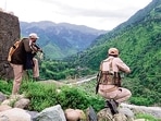 Security forces during a counter-insurgency operation in Kashmir. (PTI)