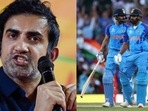 Gautam Gambhir; Virat Kohli and Rohit Sharma(getty images) Gautam Gambhir; Virat Kohli and Rohit Sharma(getty images)