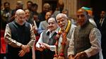 BJP has identified 144 Lok Sabha constituencies in India which are currently represented by MPs of other parties. Out of these 144 constituencies, 18 are from Maharashtra. However, all the constituencies do not belong to rival parties like Shiv Sena (UBT), Nationalist Congress Party (NCP), or AIMIM but also to Balasahebanchi Shiv Sena (BSS), including that of Dr Shrikant Shinde, son of chief minister Eknath Shinde. (HT PHOTO) BJP has identified 144 Lok Sabha constituencies in India which are currently represented by MPs of other parties. Out of these 144 constituencies, 18 are from Maharashtra. However, all the constituencies do not belong to rival parties like Shiv Sena (UBT), Nationalist Congress Party (NCP), or AIMIM but also to Balasahebanchi Shiv Sena (BSS), including that of Dr Shrikant Shinde, son of chief minister Eknath Shinde. (HT PHOTO)