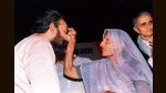Prime Minister Narendra Modi being welcomed by his mother Heeraben after he returned from the Ekta Yatra. (Modi Archive Twitter) Prime Minister Narendra Modi being welcomed by his mother Heeraben after he returned from the Ekta Yatra. (Modi Archive Twitter)