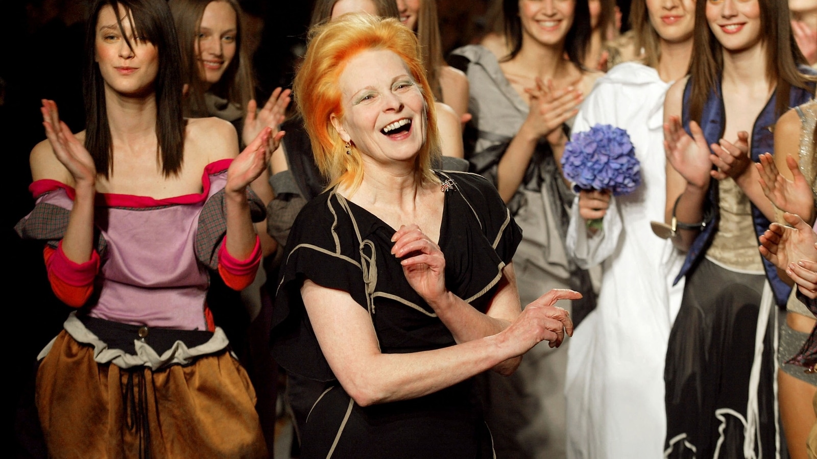 Dame Vivienne Westwood in the 1970's.  How film editing has developed over  time.