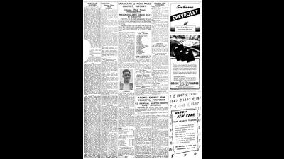 HT This Day: January 1, 1947 -- Amarnath & Modi make cricket history HT This Day: January 1, 1947 -- Amarnath & Modi make cricket history