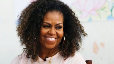 Michelle Obama On Barack Obama: Former US first lady Michelle Obama is seen. (Reuters)