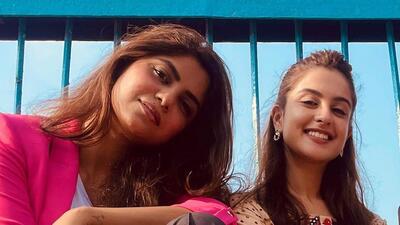 Sayantani Ghosh with Tunisha Sharma Sayantani Ghosh with Tunisha Sharma