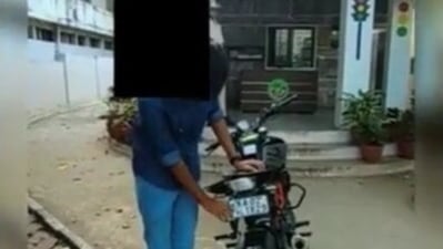 Bengaluru: How bikers are hiding number plates to get rid of challans. Video Bengaluru: How bikers are hiding number plates to get rid of challans. Video