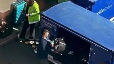 Sufi singer Bismil posted a video of an Indigo staff 'throwing' his musical instrument.