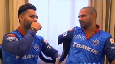 Pant and Dhawan feature in the video (Instagram) Pant and Dhawan feature in the video (Instagram)