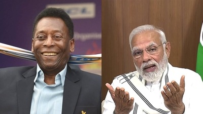 Pele died on Thursday. (PTI/ANI) Pele died on Thursday. (PTI/ANI)
