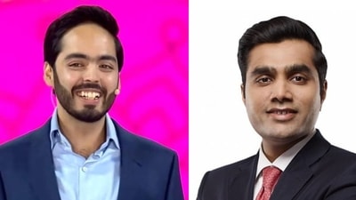 Reliance Industries chairman Mukesh Ambani’s son Anant Ambani and Adani Group chairman Gautam Adani’s son Karan Adani