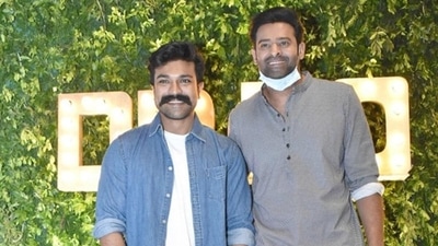 Prabhas and Ram Charan are close friends. Prabhas and Ram Charan are close friends.