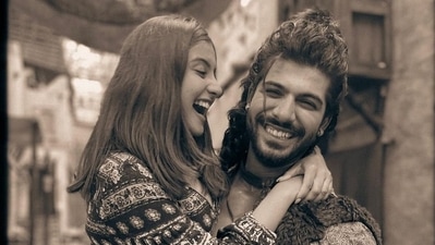 Late actor Tunisha Sharma with actor Sheezan Khan. Late actor Tunisha Sharma with actor Sheezan Khan.