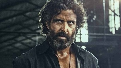 Hrithik Roshan plays a dreaded gangster Vedha in Vikram Vedha. Hrithik Roshan plays a dreaded gangster Vedha in Vikram Vedha.
