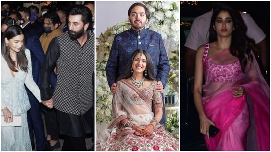 Anant Ambani and Radhika Merchant's engagement bash attended by stars. (HT Photo/Varinder Chawla)