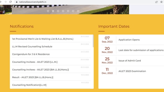 NLU Delhi first provisional list of selected candidates out at nationallawuniversitydelhi.in