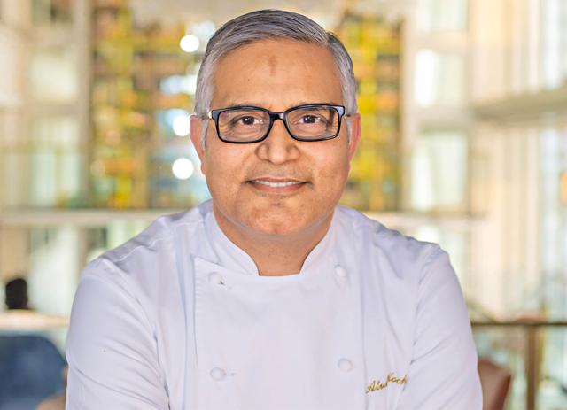 Indian food was only taken seriously in the UK after 2001 when two young chefs, including Atul Kochar (seen here) won Michelin stars for their restaurants Indian food was only taken seriously in the UK after 2001 when two young chefs, including Atul Kochar (seen here) won Michelin stars for their restaurants