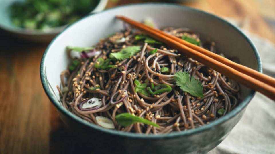 Soba Noodles are enjoyed in Japan to celebrate the New Year. (Pexels)