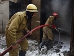 Fire fighting officials (Representative image)