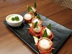 Start New Year 2023 with colourful appetizer of Mozzarella Pepper Bacon Skewer (Chef Larry Paul) Start New Year 2023 with colourful appetizer of Mozzarella Pepper Bacon Skewer (Chef Larry Paul)