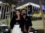 Anushka Sharma with Virat Kohli in Dubai. 