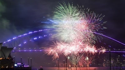 New Year 2023 In Australia: Fireworks explode over the Sydney Harbour Bridge. (AP) New Year 2023 In Australia: Fireworks explode over the Sydney Harbour Bridge. (AP)