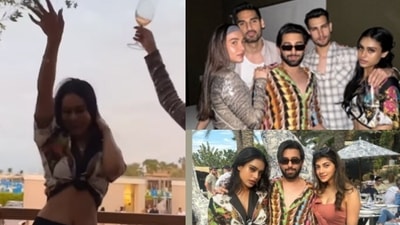Nysa Devgan partied with friends Orhan Awatramani and Tania Shroff in Dubai ahead of New Year's Eve. Nysa Devgan partied with friends Orhan Awatramani and Tania Shroff in Dubai ahead of New Year's Eve.